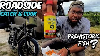 Roadside CATCH & COOK On Whats Called a TRASH FISH