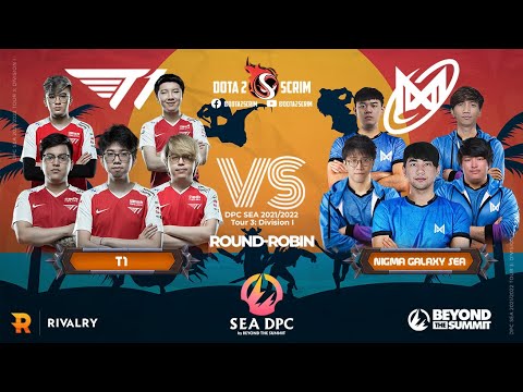 T1 vs Nigma Galaxy SEA - DPC SEA 2021/22 Tour 3: Division I - Round-Robin - Game Highlights - BO3