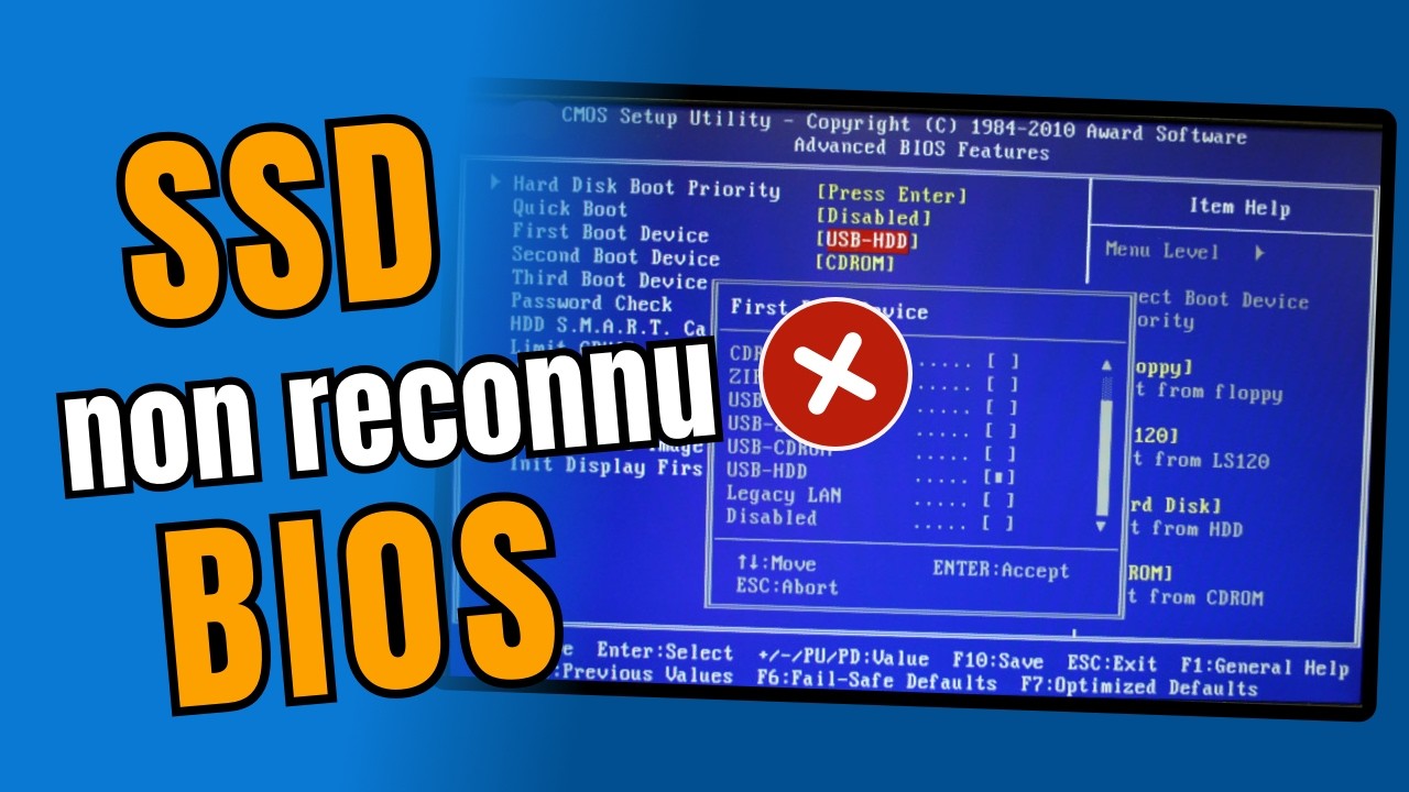 Tutoriel vidéo de récupération SSD
