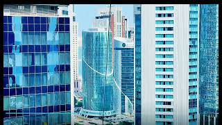 Luxury Suite Tour at Wyndham West Bay Doha Qatar | Stunning Doha Skyline Views#v