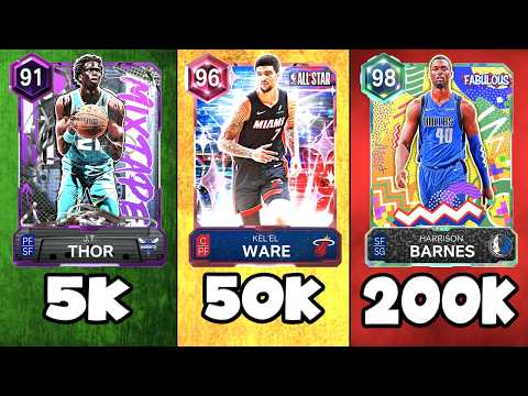 RANKING THE BEST PLAYER AT EACH PRICE IN NBA 2K26 MyTEAM!