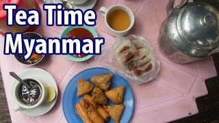 The Joy of Tea Break in Myanmar - YouTube