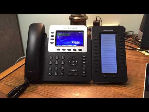 IP telefonas Grandstream GXP2140, juodas video