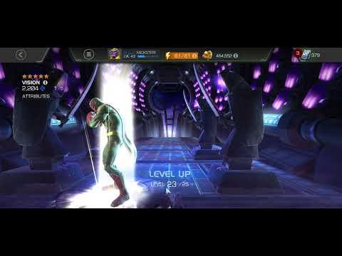 Leveling Up 5 Star Vision (Age of Ultron), and Maxing Out 4 Star Dr. Doom! | MCOC Gameplay