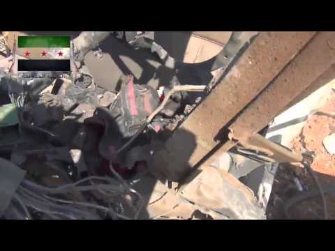 انفجار احدى سيارات الواء شهداء الحرية نتيجة لغم أرضي مما أدى الى استشهاد أحد المقاتلين ضمن معركة قطع الوتين في ريف درعا