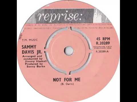UK New Entry 1964 (174) Sammy Davis Jr. - Not For Me