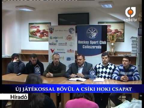 Híradó január 11. Új játékos a HSC Csíkszeredánál