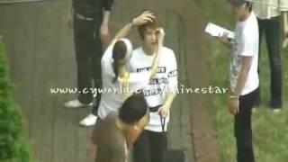 Fancam TVXQ with Dogs 2 Filming AADBSK 3