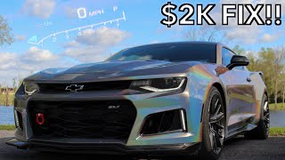 Heads Up Display Breaks on My Camaro ZL1
