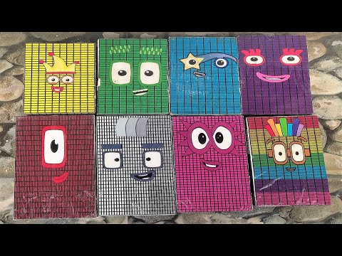 Looking for Numberblocks Puzzle Tetris 30.000 to 100.000 Space ASMR Numberblocks Satisfying Video