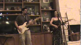Amy Gerhartz and Brian Fechino performing 