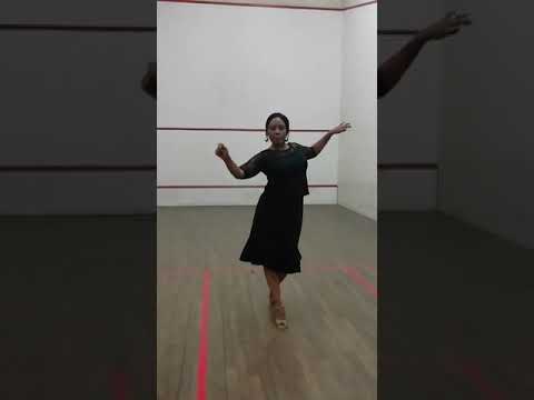 Rumba  Routine Demonstration Solo as Lady Zonke Nzimande