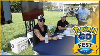 Meet the Artists Booth at Pokémon GO Fest 2023: New York City (Saro Orfali & Jason Marino)
