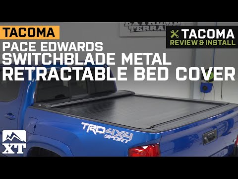 Tacoma Pace Edwards SwitchBlade Metal Ret retractable Bed Cover (2016-2020) Review & Install