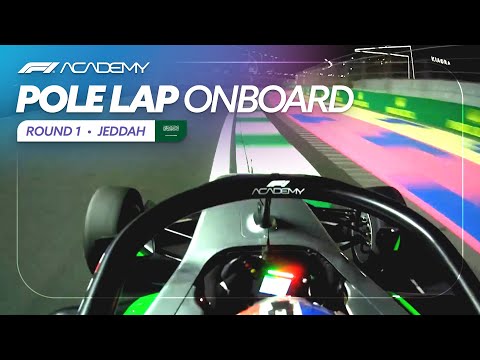 Go Onboard With Doriane Pin's Pole Lap | Jeddah 2024 | F1 Academy