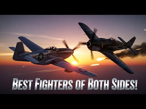 P-51D Mustang vs Fw 190D Dogfight - WW2's Best Fighters Duel
