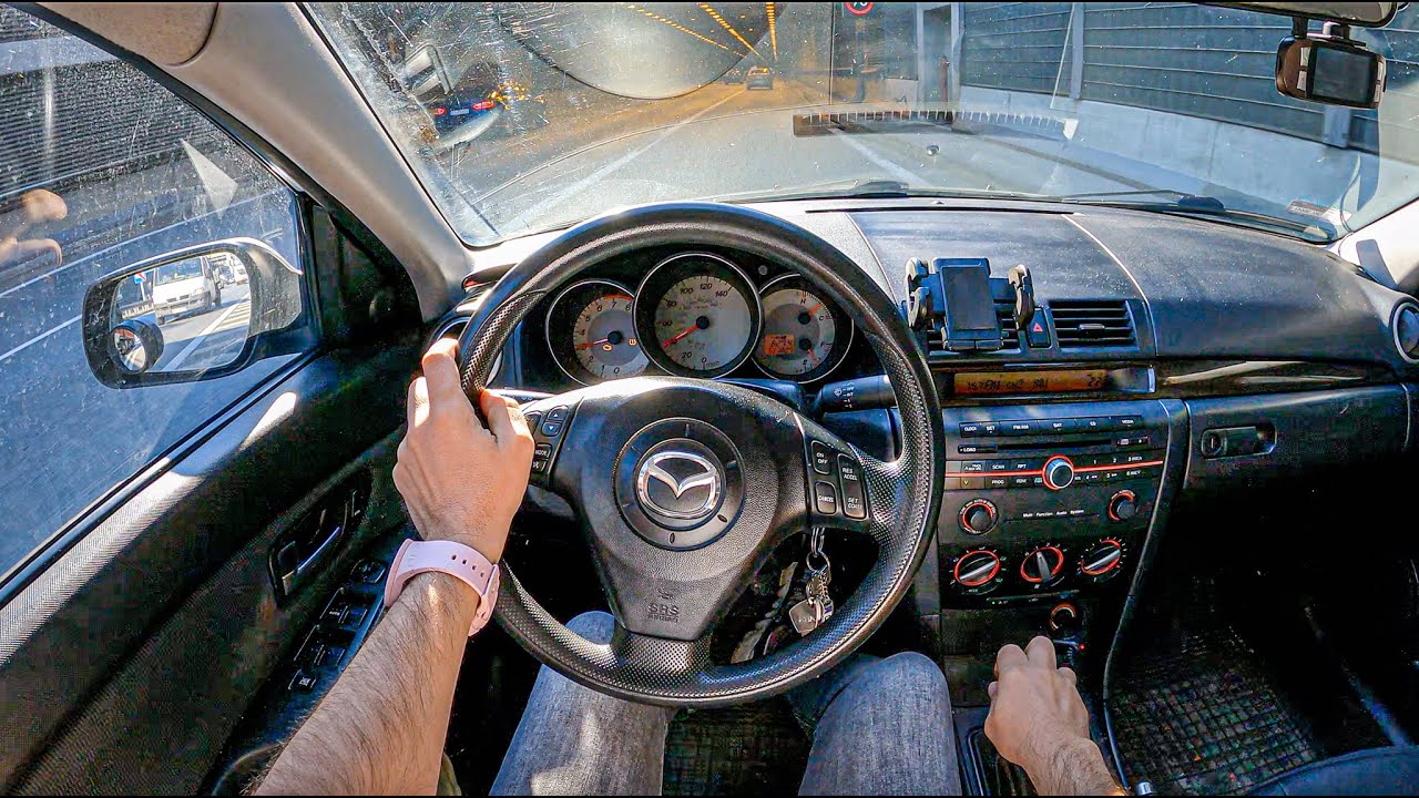 2007 Mazda 3 [2.0 MZR 150HP] | POV Test Drive #825 Joe ...