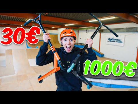 1000€ VS 30€ PRO SCOOTER! +GEWINNSPIEL!