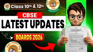 Class10th & 12th CBSE LATEST UPDATE🔥 / Cbse Big Update / Cbse Latest News / Boards 2026