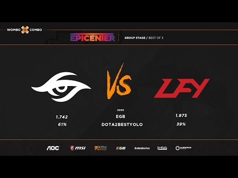 Team Secret vs LGD. Forever young Epicenter Game 2