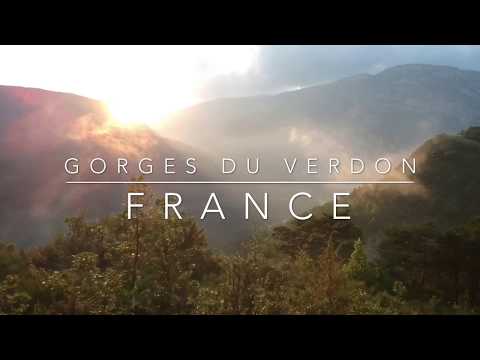 Gorges du Verdon, France. DJI Spark footage.