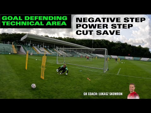 TECHNICAL DRILLS: NEGATIVE STEP, POWER STEP, CUT SAVE. Goalkeepers Lechia Gdańsk, 19.06.2025