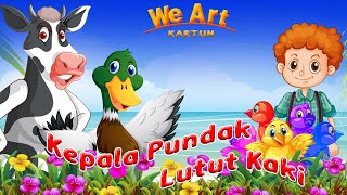 Download lagu Kepala Pundak Lutut Kaki / Bebek dan lima ayam nakal - Lagu Anak Populer  // WE ART KARTUN mp3