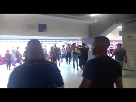 Chegada da C13 no Mané Garrincha