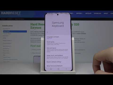 How to Change Keyboard Theme in SAMSUNG Galaxy S20 – Set Own Picture for Keyboard Theme