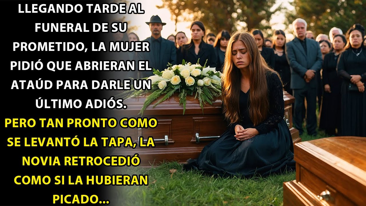 EL MILLONARIO MUERE EN UN ACCIDENTE, SU PROMETIDO LLEGA AL FUNERAL Y PIDE QUE ABRAN EL ATAÚD PARA...