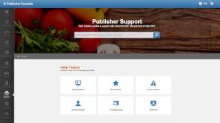 Gourmet Ads Publisher Console Overview
