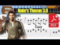 Uncharted 3: Nate's Theme 3.0 Guitar Tab