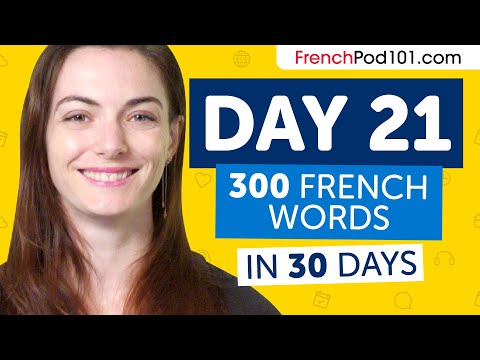 Day 1 10 300 Learn 300 French Words in 30 Days Challenge