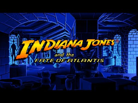 Indiana Jones and the Fate of Atlantis (DOS) - Playthrough no-commentary (blind / german)
