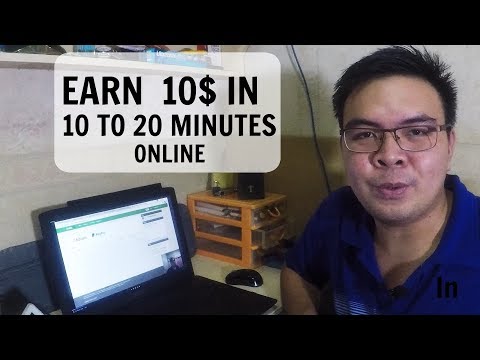 Paano kumita ng 10$ sa Online Job in 20mins in Philippines at home Video