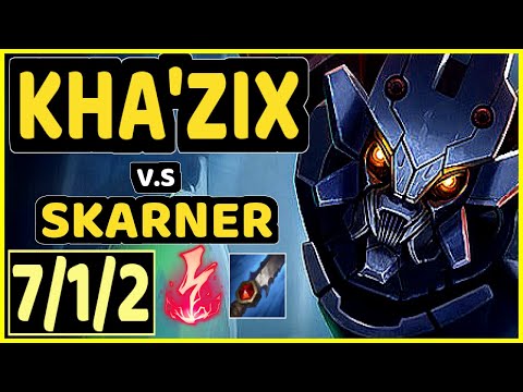 KIREI (KHA'ZIX) vs SKARNER - 7/1/2 KDA JUNGLE CHALLENGER GAMEPLAY - EUW