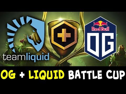 OG + LIQUID on Battle Cup — TI winners party