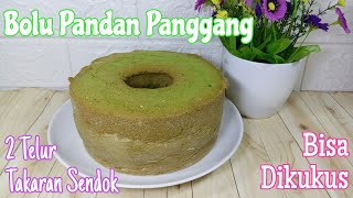 Download lagu Bolu Pandan Panggang 2 Telur Takaran Sendok Super Lembut Dan Simple || Cemilan Buka Puasa mp3