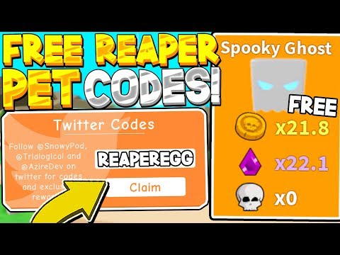 17 FREE REAPER PET UPDATE CODES IN REAPER SIMULATOR! *FREE SHARDS* Roblox