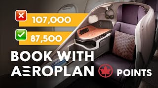 Singapore Airlines Business Class WITH Aeroplan credit card POINTS!