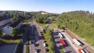 preview picture of video 'Overview and traffic on Hauketo, Oslo, Norway'