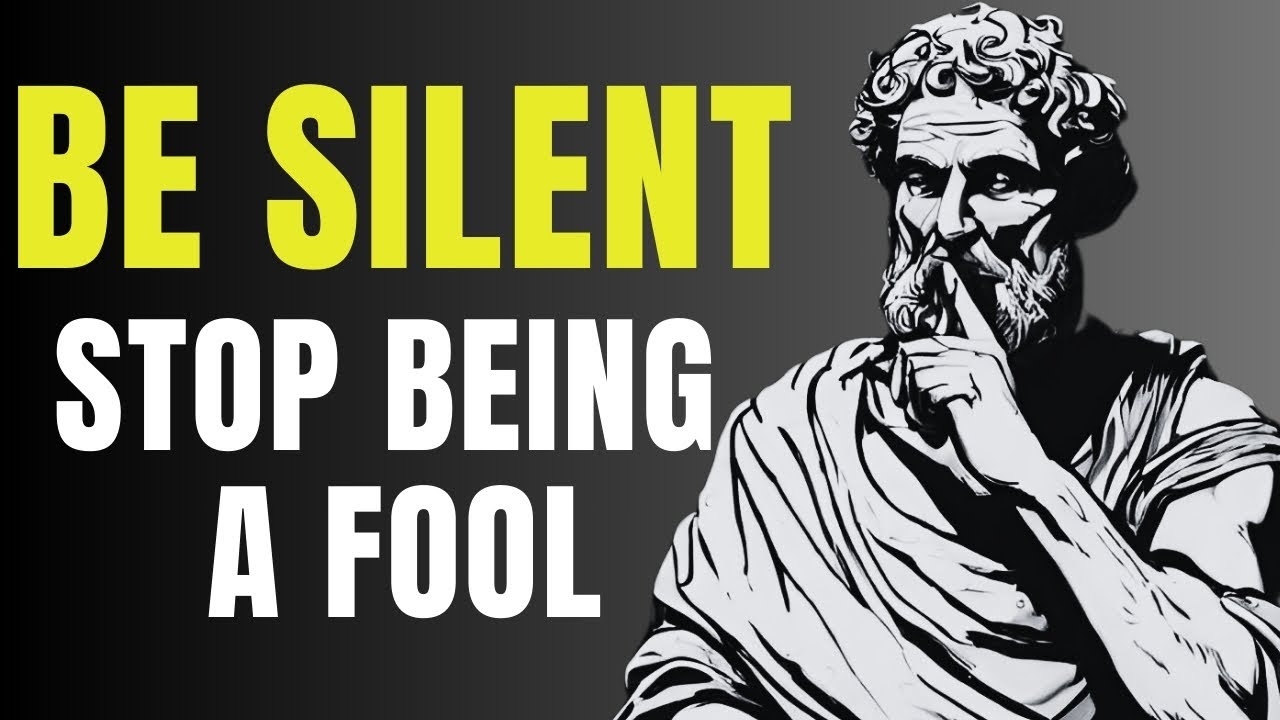 Silence is the height of contempt, 11 Traits of People Who Speak Less - Stoicism