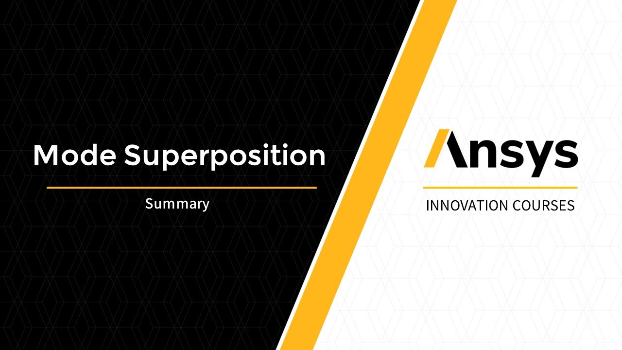 Mode Superposition Method — Course Summary