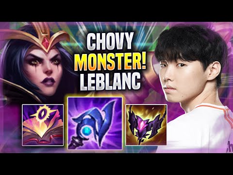 CHOVY IS A MONSTER WITH LEBLANC! - GEN Chovy Plays Leblanc MID vs Yasuo! | Season 2022