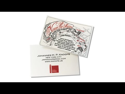 "Venice Re-Mapped" 2016 Biennale installation at Palazzo Mora