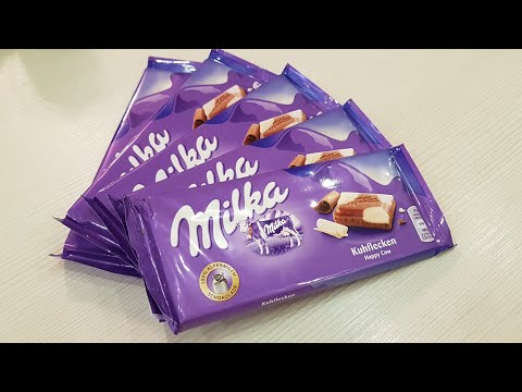 Milka Happy Cow Table Kuhflecken Opening 100g