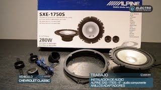 CHEVROLET CLASSIC audio componente ALPINE SXE-1750S