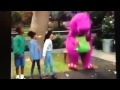 Barney Comes To Life Squares Squares Everywhere