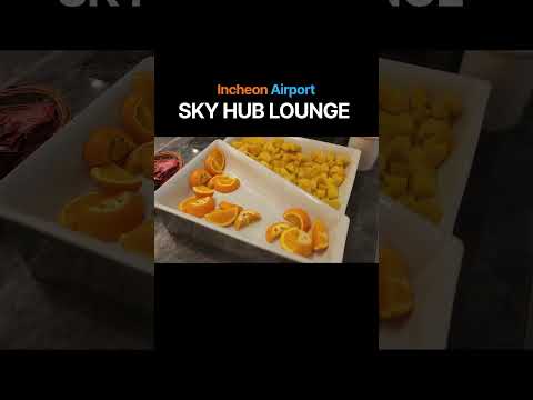 Aeroporto de Incheon✈ SKY HUB LOUNGE