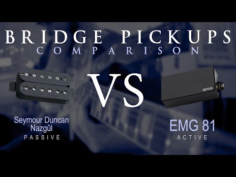 Seymour Duncan NAZGUL vs EMG 81 - Bridge Pickup Guitar Comparison / Demo